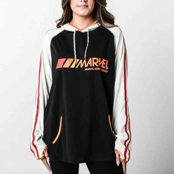 Marvel‎ Heroes Villains XL Retro Marvel Comics Performance Hoodie Sweatshirt NWT - Picture 9 of 12
